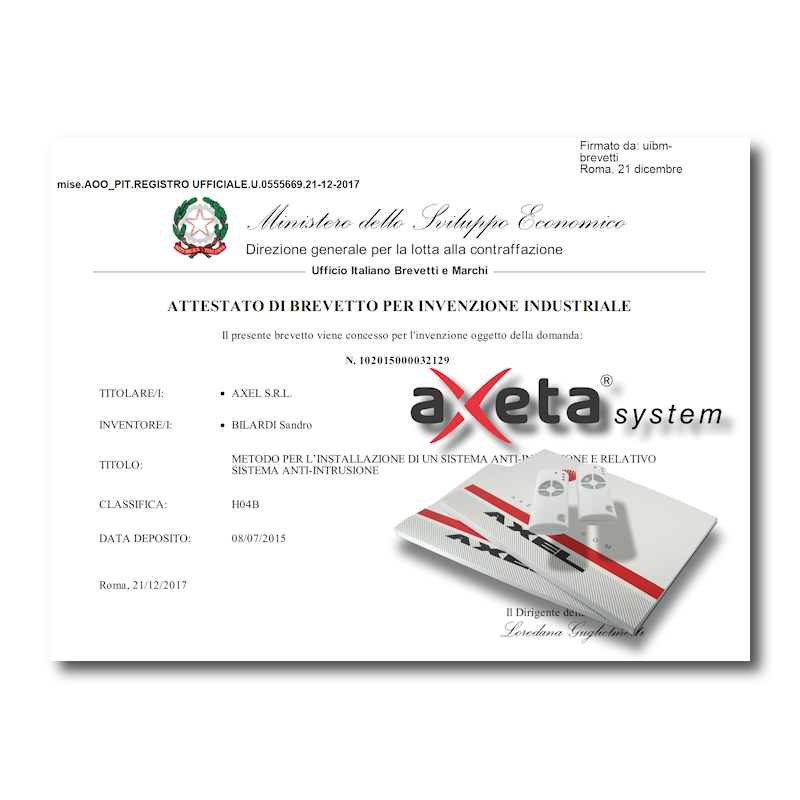 Espansione radio per sistemi di allarme senza fili aXeta® Axel Srl