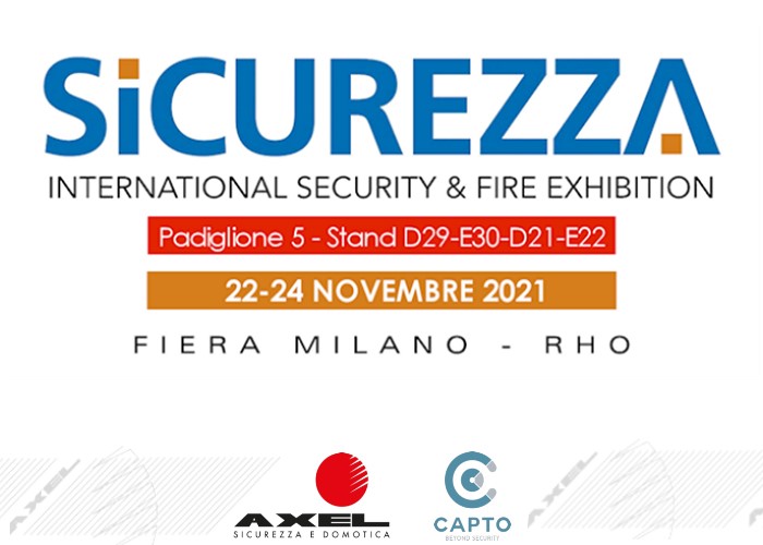 Axel partecipa alla Fiera Sicurezza 2021 Milano